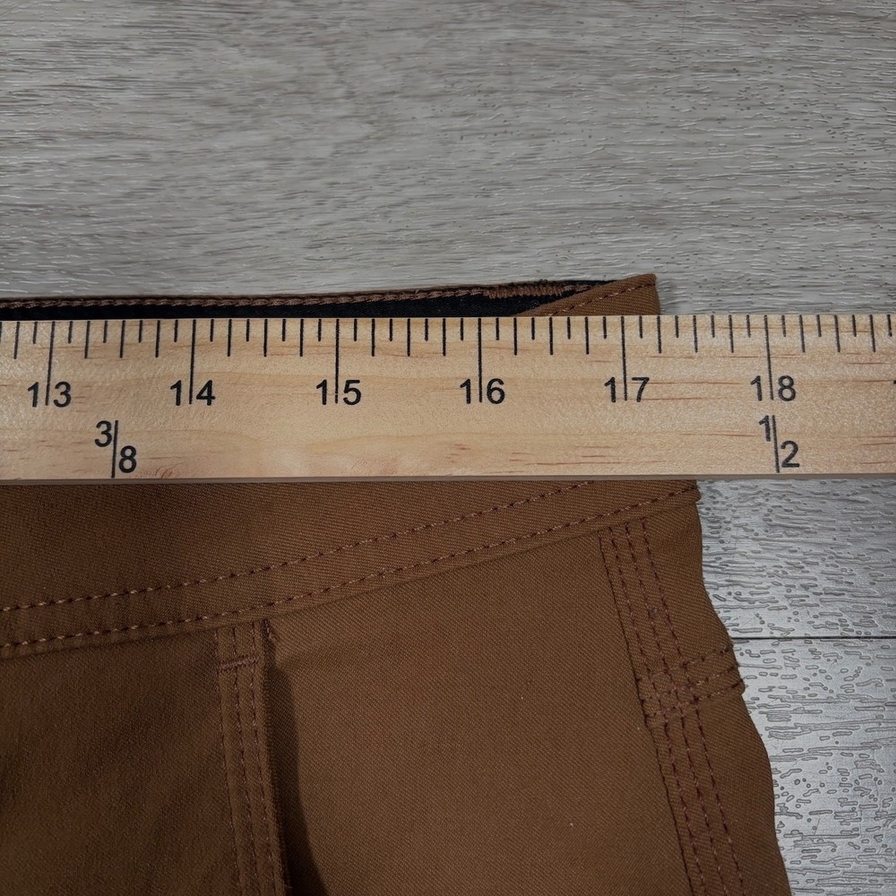 Prana Stretch Zion Pants Mens 34x28.5 Cargo Nylon Straight Fit Sepia Hiking - Picture 12 of 15